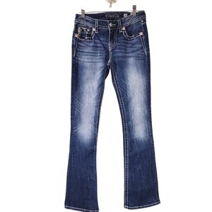 Miss Me Jeans Sz 26 Bootcut Jeans embroidered Cowgirl